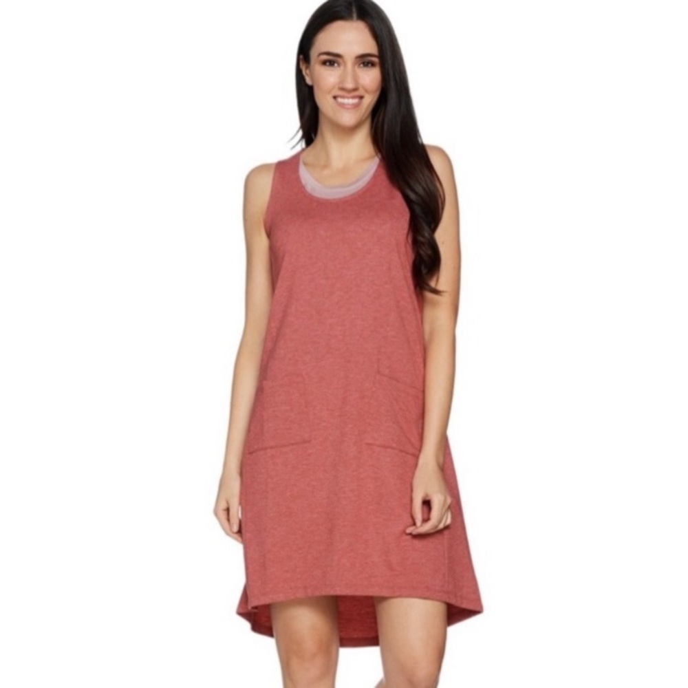 Logo By Lori Goldstein French Terry Tank Dress 1X
